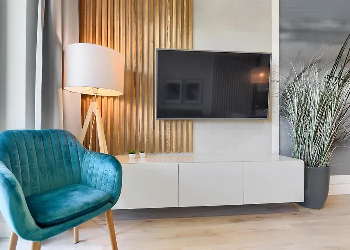 Blue Mare Blizej Morza Premium, 350 M Beach, Garaz Gratis Apartamento