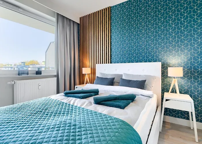 Blue Mare Blizej Morza Premium, 350 M Beach, Garaz Gratis Apartamento Kołobrzeg