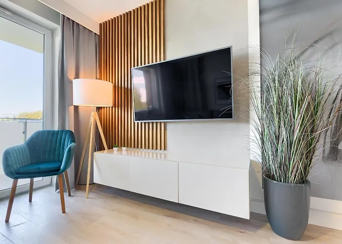 Blue Mare Blizej Morza Premium, 350 M Beach, Garaz Gratis Apartamento *